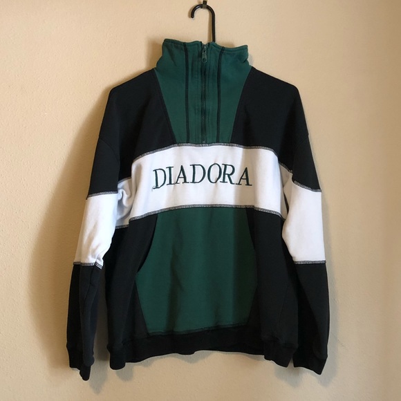 diadora half zip